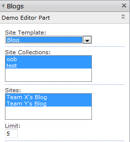 SharePoint 2010 – Ajax Panel in Web Part’s Editor Part